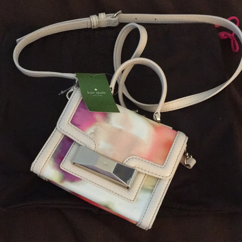 Kate Spade mini Penelope multi Carroll park fabric
